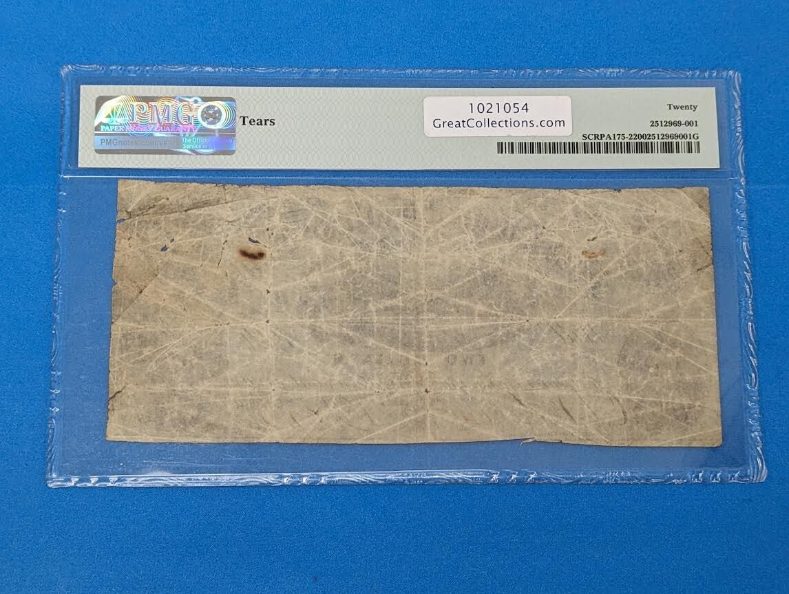 1860's Pennslyvania, Carlisle $2 - First National College Bank 20 Very Fine