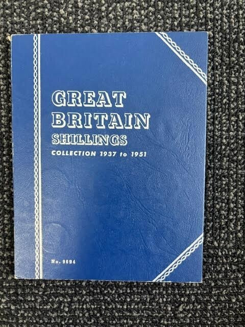 Great Britain Shillings Collection 1937 to 1951