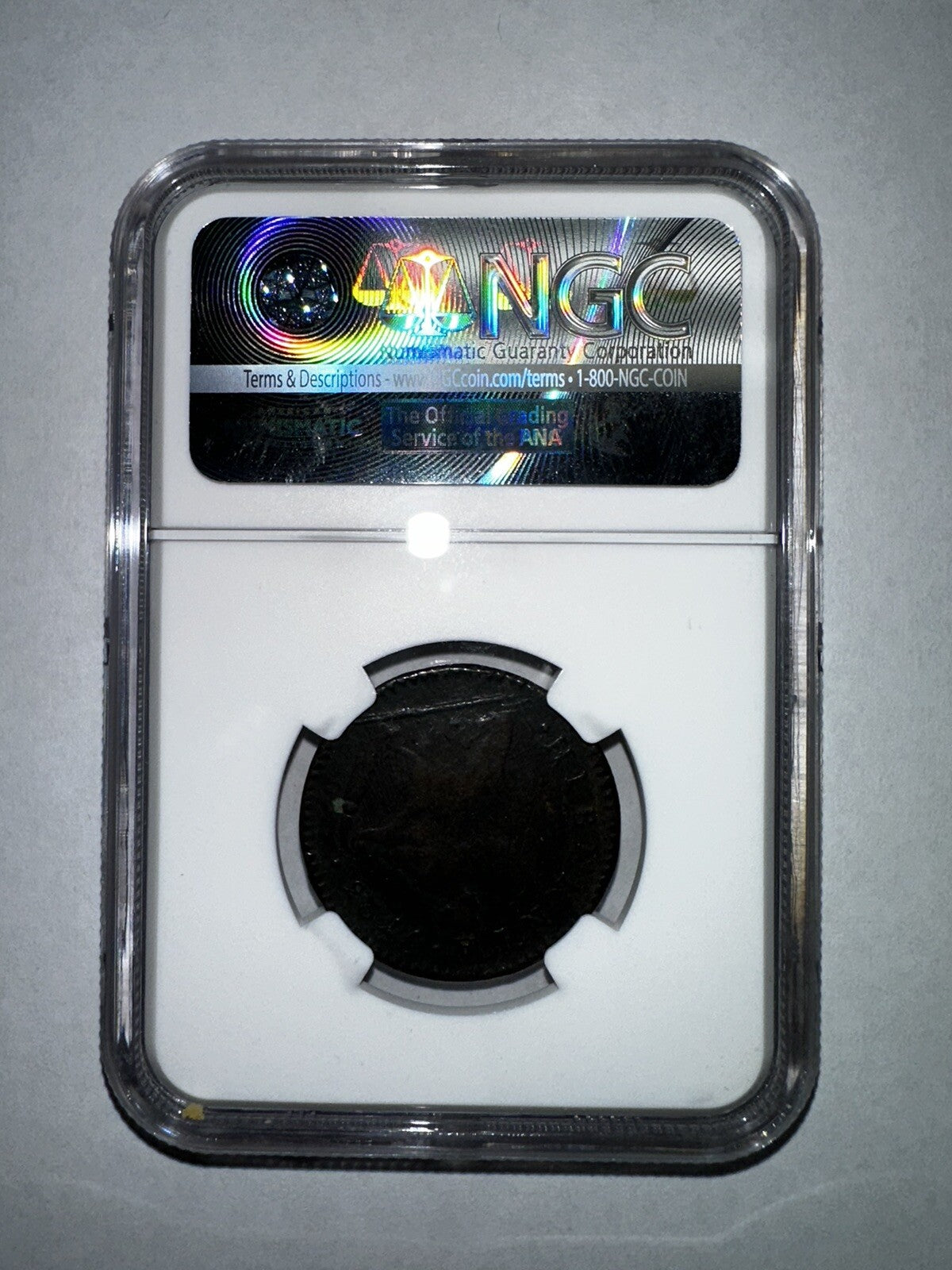 1723 1/2P Hibernia Fine Details Corrosion