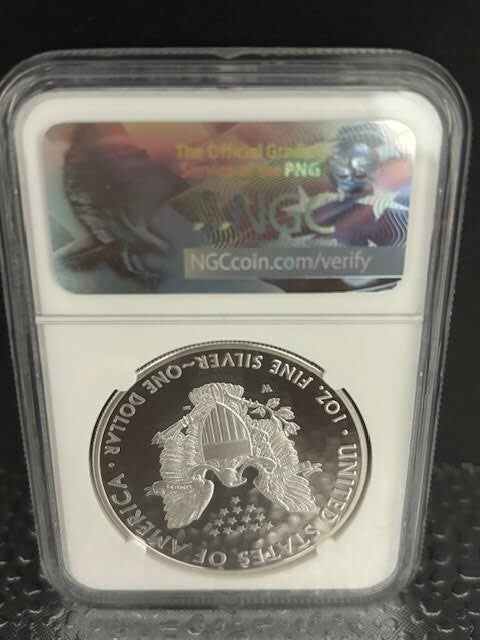 2017 American Silver Eagle NGC PF 70 UC First Release Merchants, Jones and Moy