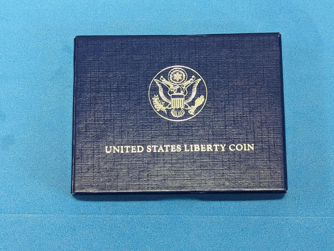 1986 US Statue of Liberty Uncirculated Half Dollar Commemorative Coin