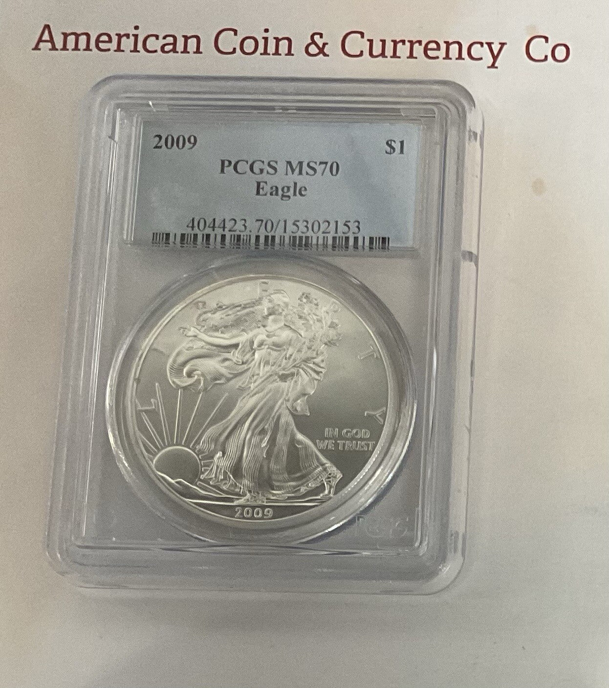2009 PCGS MS70 Eagle
