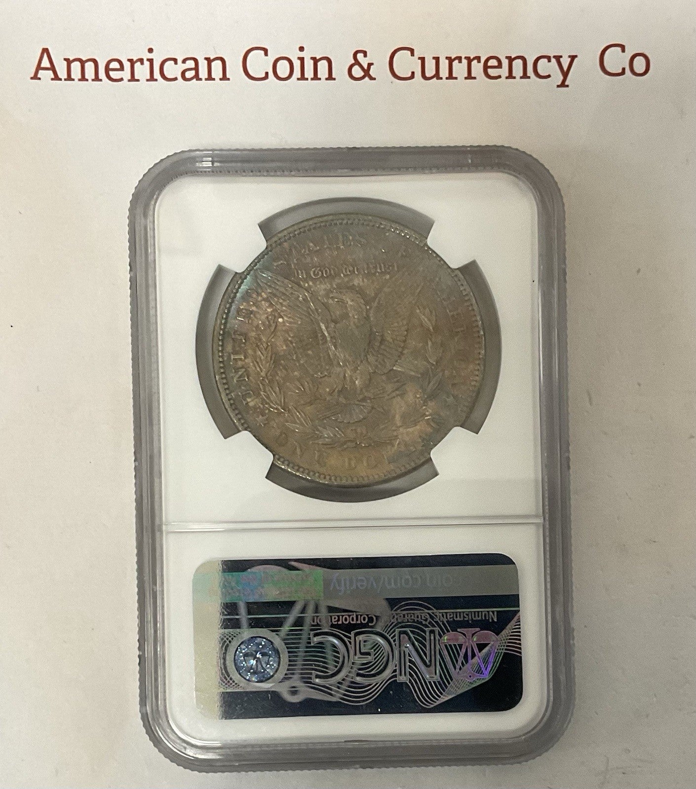 1889 Morgan Silver Dollar NGC MS-63 "Double Sided Toning!!"