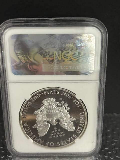 2017 American Silver Eagle NGC PF 70 UC First Release Merchants, Jones and Moy