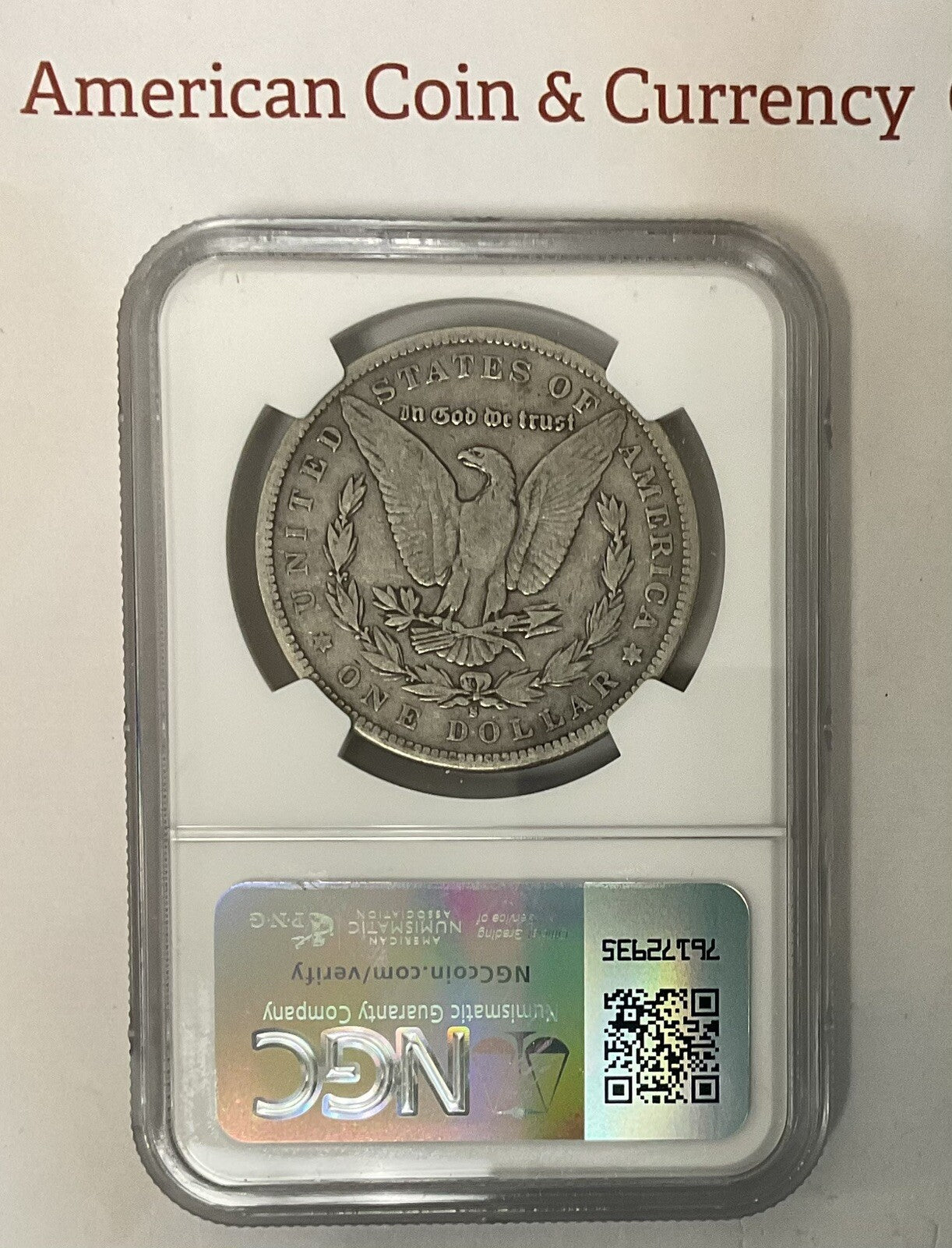 1896-S Morgan Silver Dollar NGC VG-8