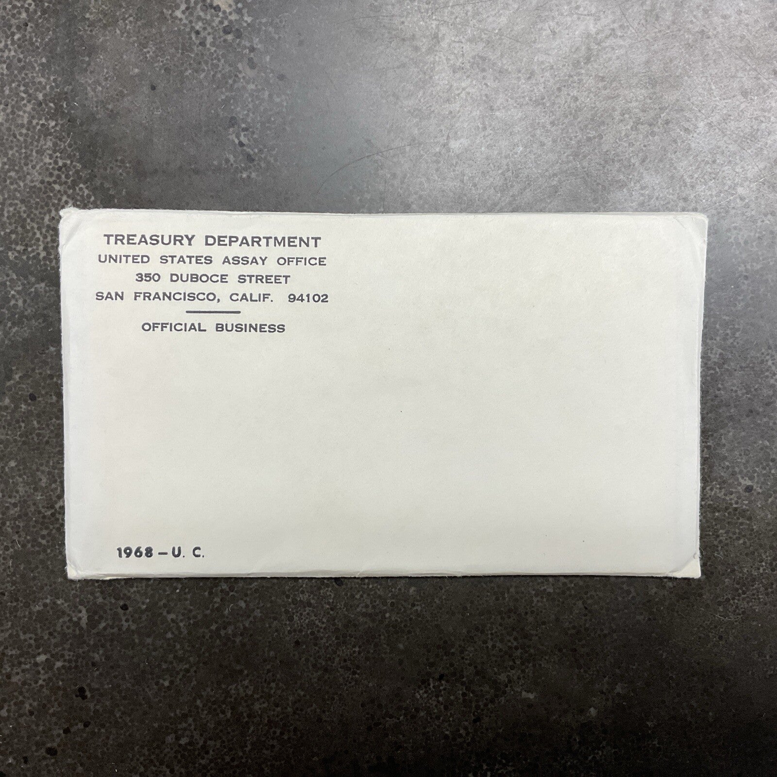 1968 Uncirculated Coin Set U.S Mint Original Government Packaging OGP