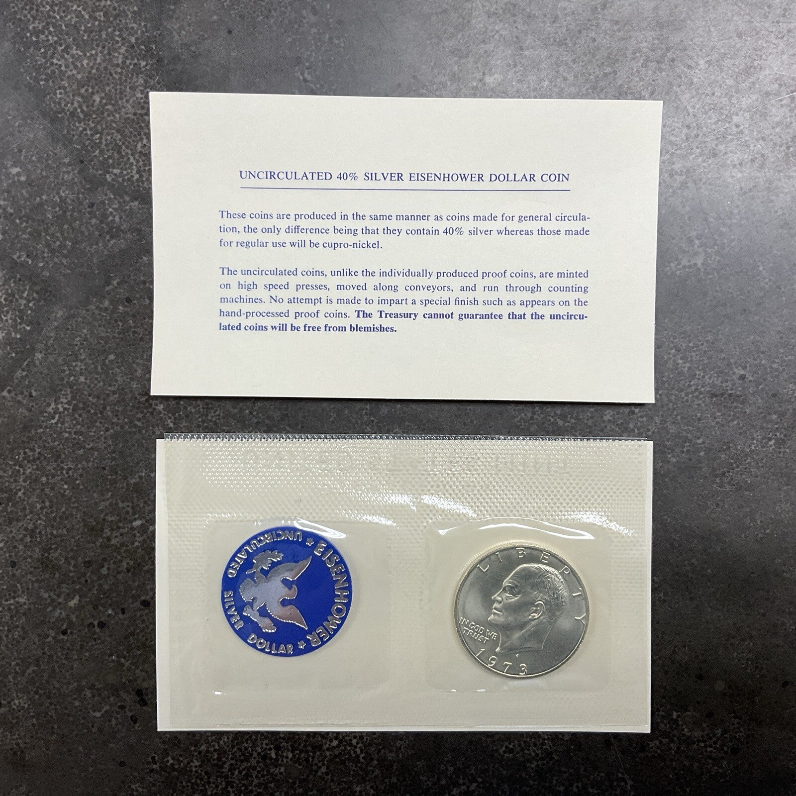 1973-S Eisenhower Dollar 40% Silver