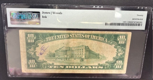 1929 $10 Note Fr# 1801-1 New Orleans, LA PMG 20