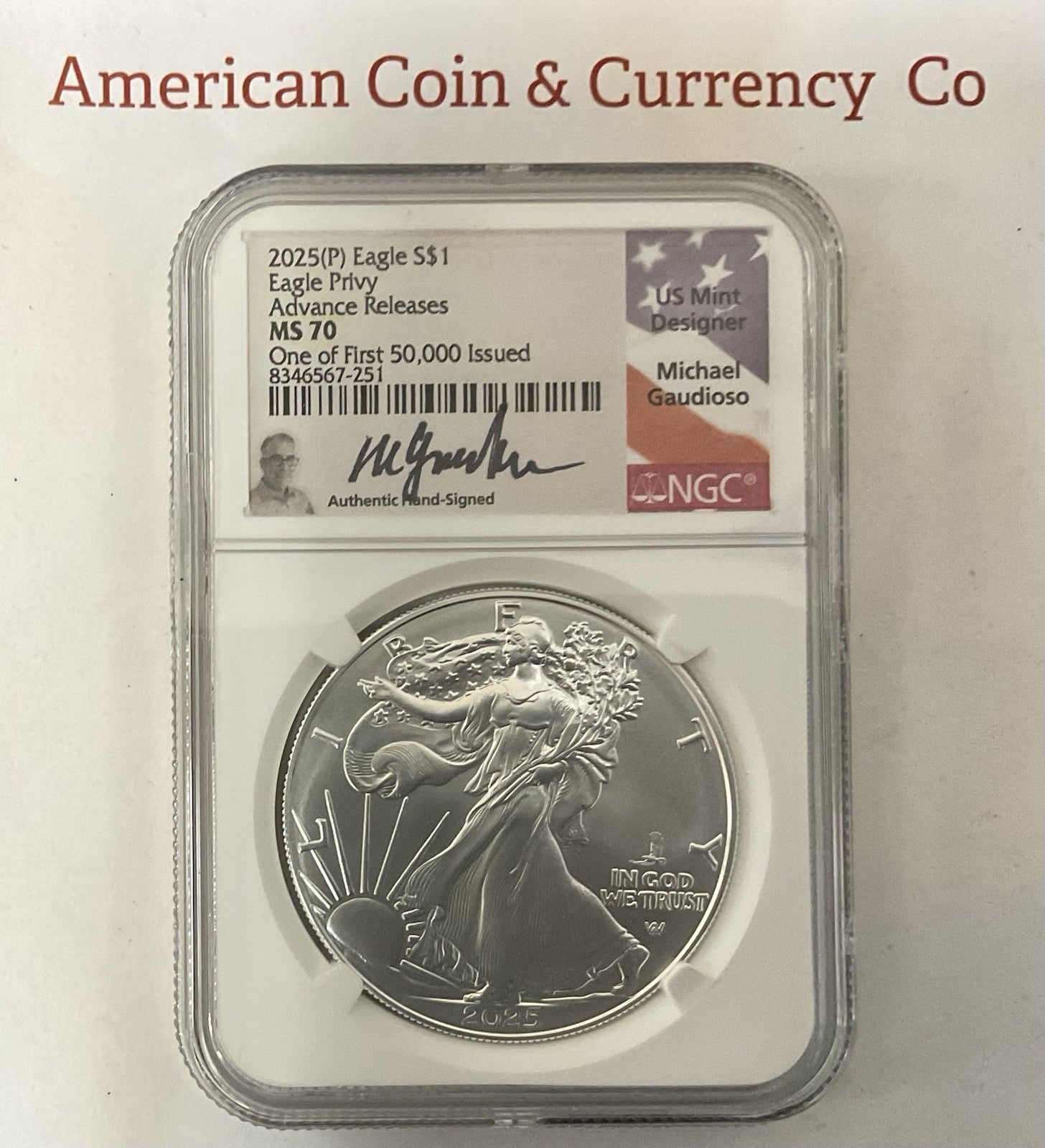 2024 & 2025 Eagle Privy Set Advanced Release MS70 1 Of 50,000