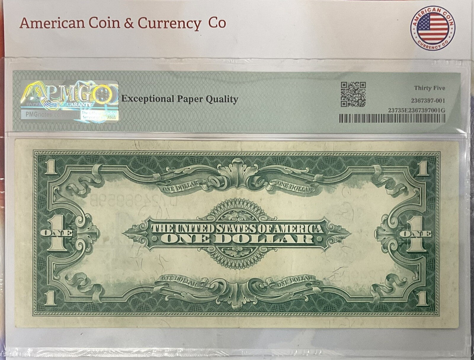 $1 1923 Silver Certificate Fr#237 PMG 35