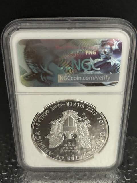 2017 American Silver Eagle NGC PF 70 UC First Release Merchants, Jones and Moy