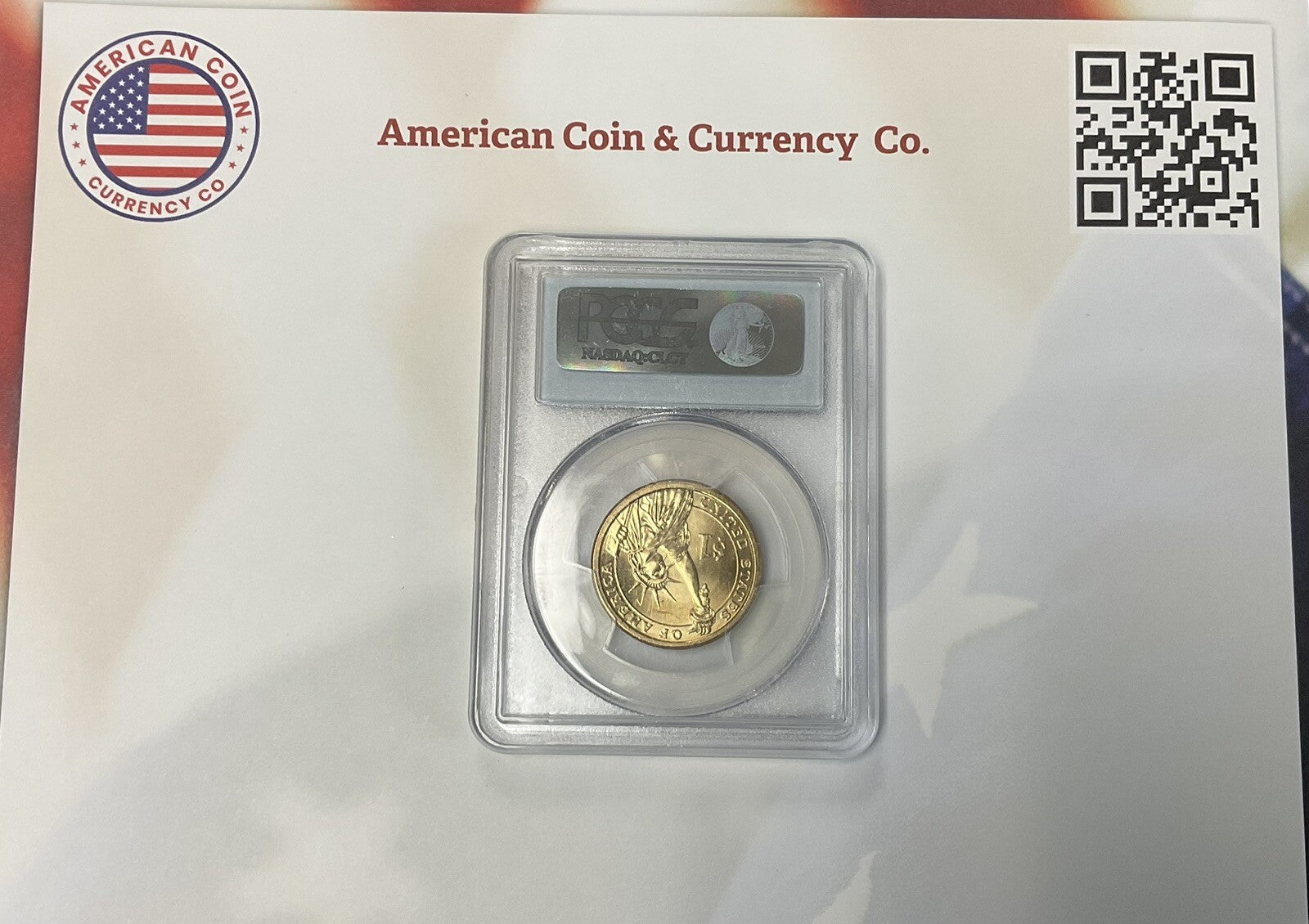 2007 MISSING EDGE LETTERING - WASHINGTON  $1  PCGS MS65 - FROM THE DENVER MINT