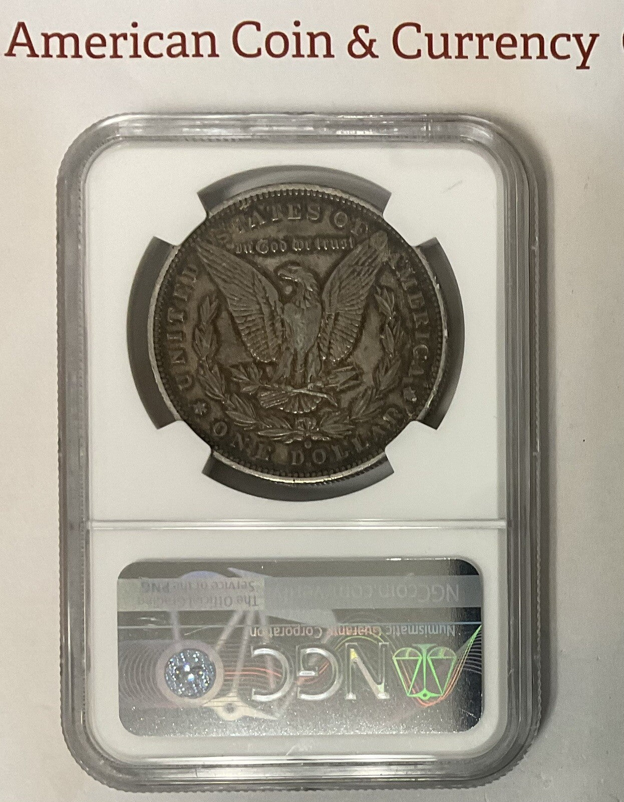 1895-O Morgan Silver Dollar NGC AU Details (Cleaned)