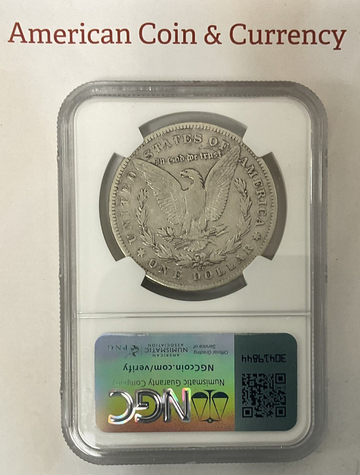 1878-CC Morgan Silver Dollar NGC F-15