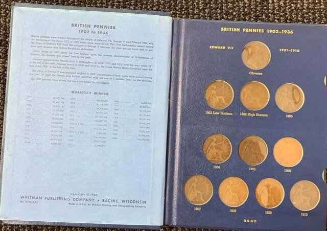 British Pennies 1902-1936