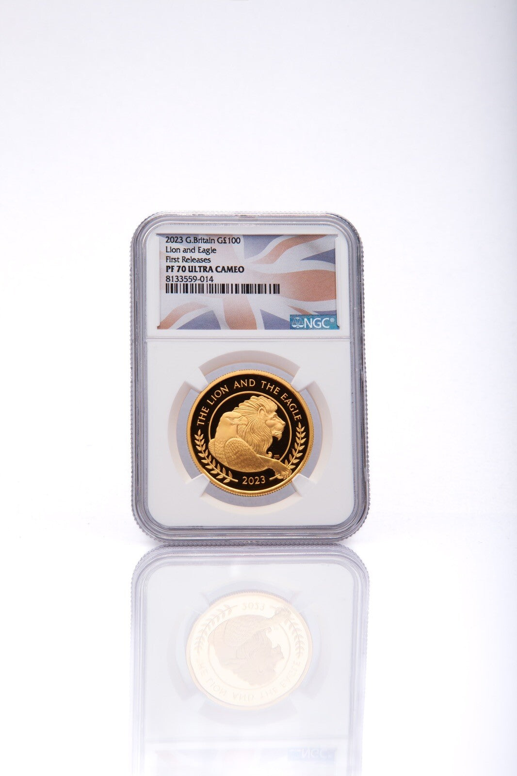 2023 100 Pound Great Britain Gold Lion & Eagle NGC PF 70 Ultra Cameo FR