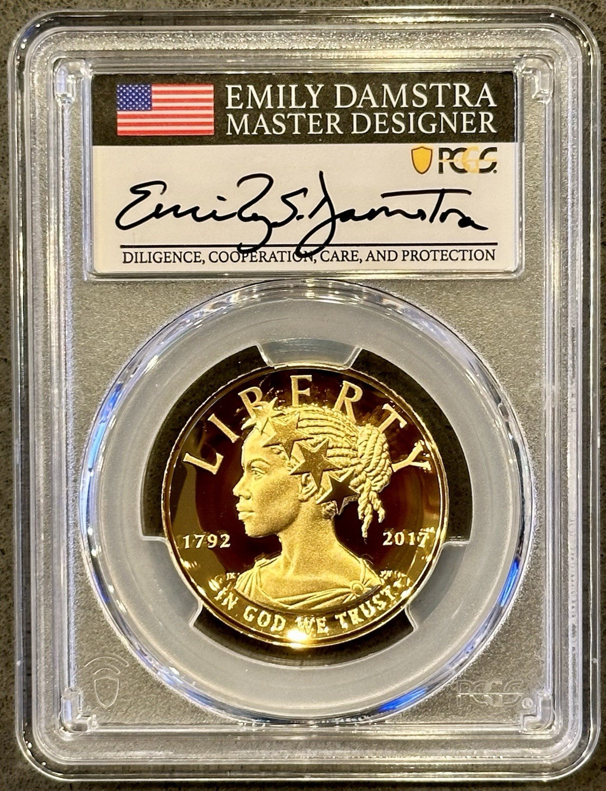 2017-W (2024) $100 American Liberty High Relief PCGS PR70DCAM WP Mint Hoard