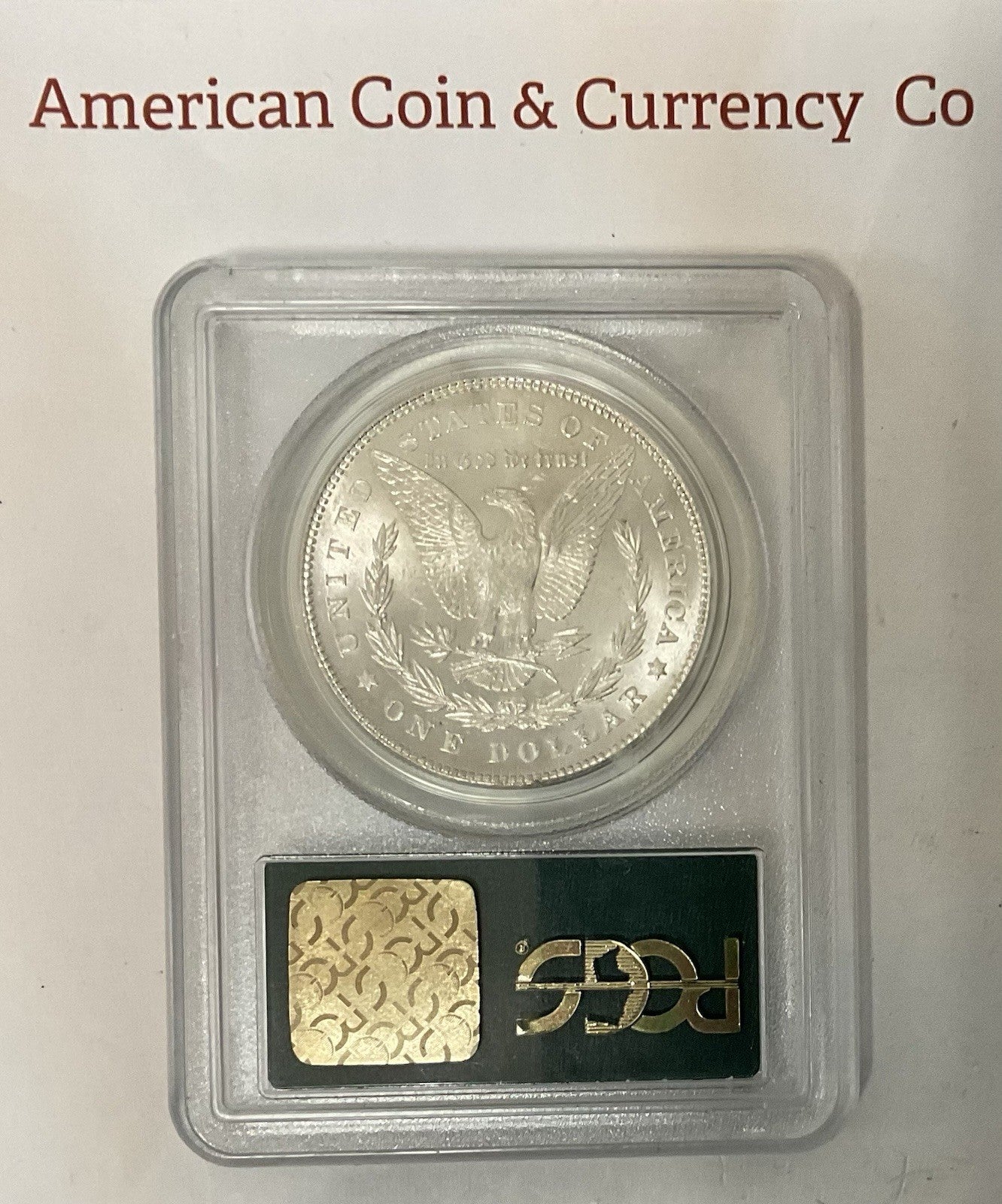 1878 7TF Morgan Silver Dollar REV 1878 PCGS MS-63 "Old Green Holder"