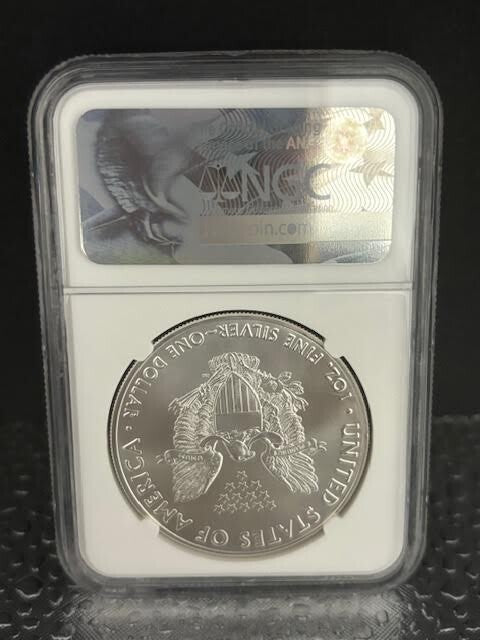 2017 American Silver Eagle NGC MS 70 FDI Signed Mercanti, Jones & Moy 3 coin set