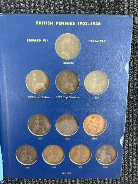 British Pennies 1902-1936