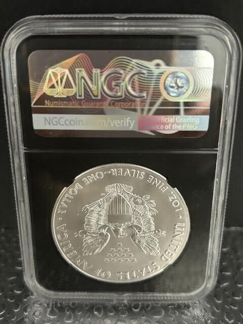 2018 (W) Eagle S$1 FDI MS 70 Struck at West Point Mint Signed by John Mercanti