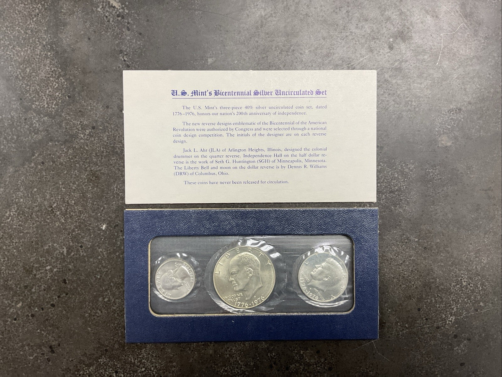1976 Bicentennial (3 pc. Silver U.S. Proof Set)