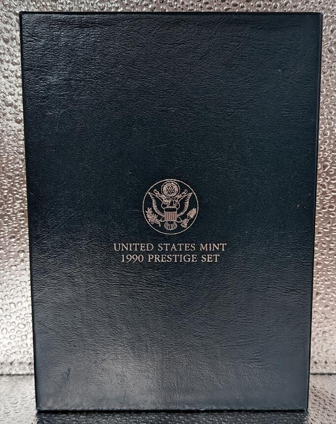1990 S Prestige Proof Set Eisenhower 90% Silver Dollar US (6 Coin Set)