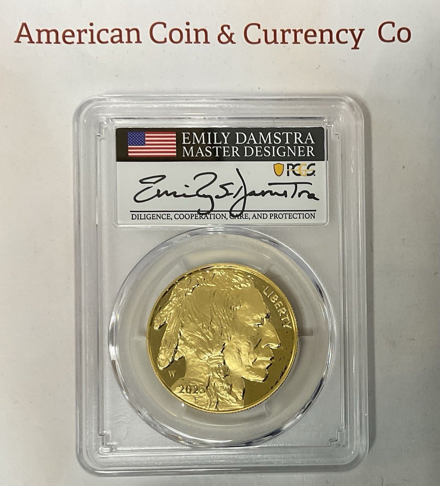2025-W $50 American Gold Buffalo .9999 PCGS PR70DCAM Advanced Release
