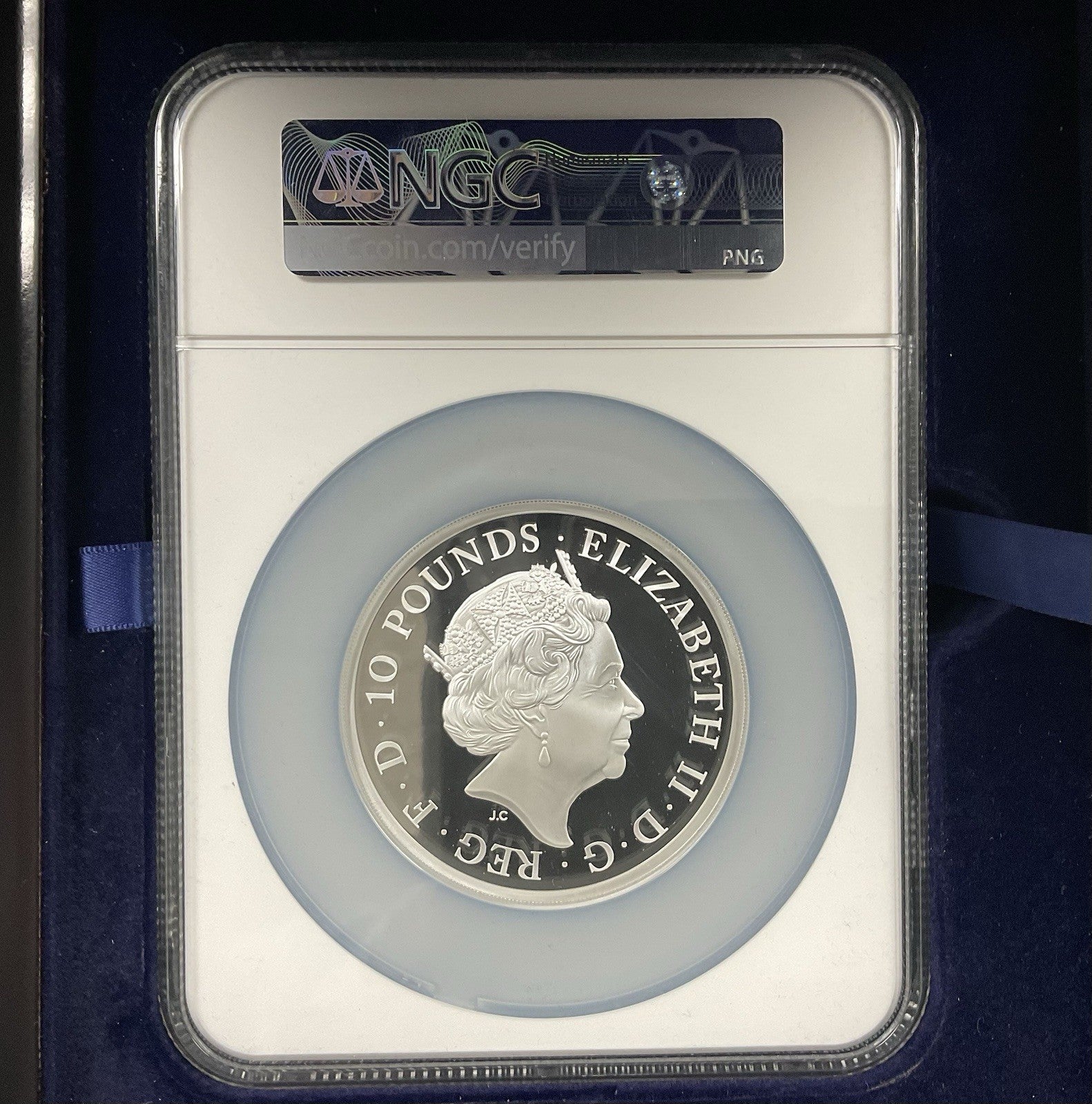 2020 Queens Beast 5 Oz G. Britain NGC PF70UC White Horse Of Hanover