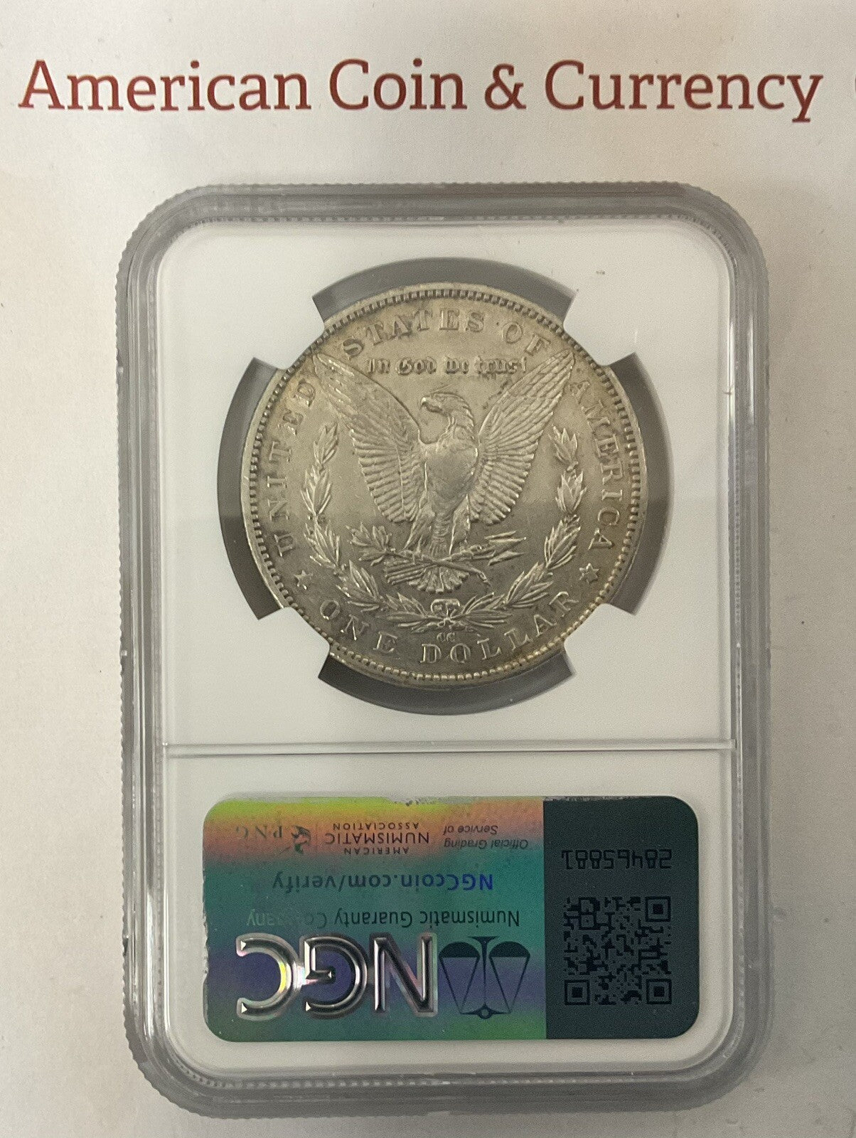 1890-CC Morgan Silver Dollar NGC XF Details (cleaned)