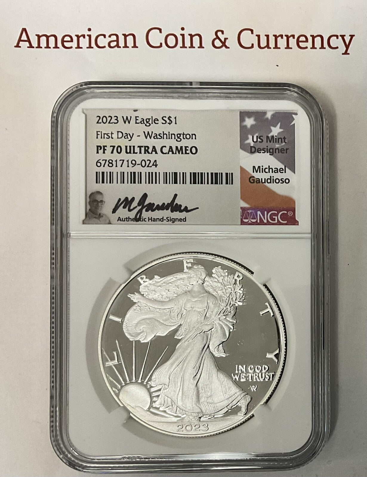 2023-W Silver Eagle Location Set Denver, ANA, DC, Philly NGC PF70 UCAM FDI