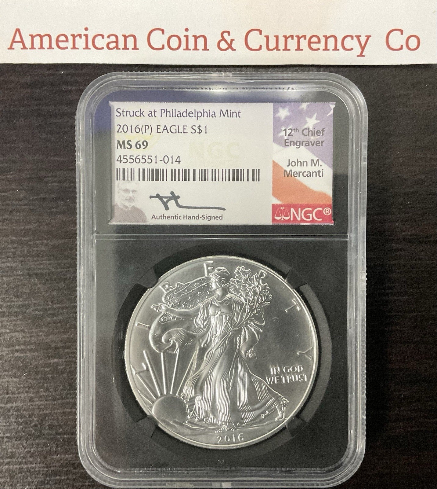 2016(P) & 2017(P) American Silver Eagle “Struck In Philly" NGC MS-69 Mercanti 