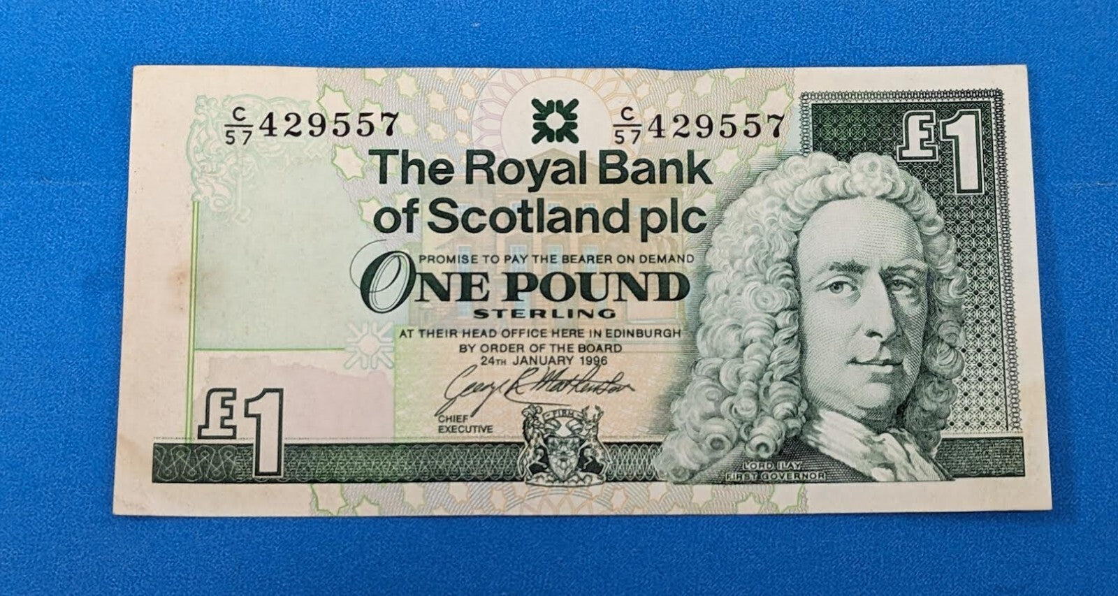 1996 Royal Bank of Scotland One Pound Sterling