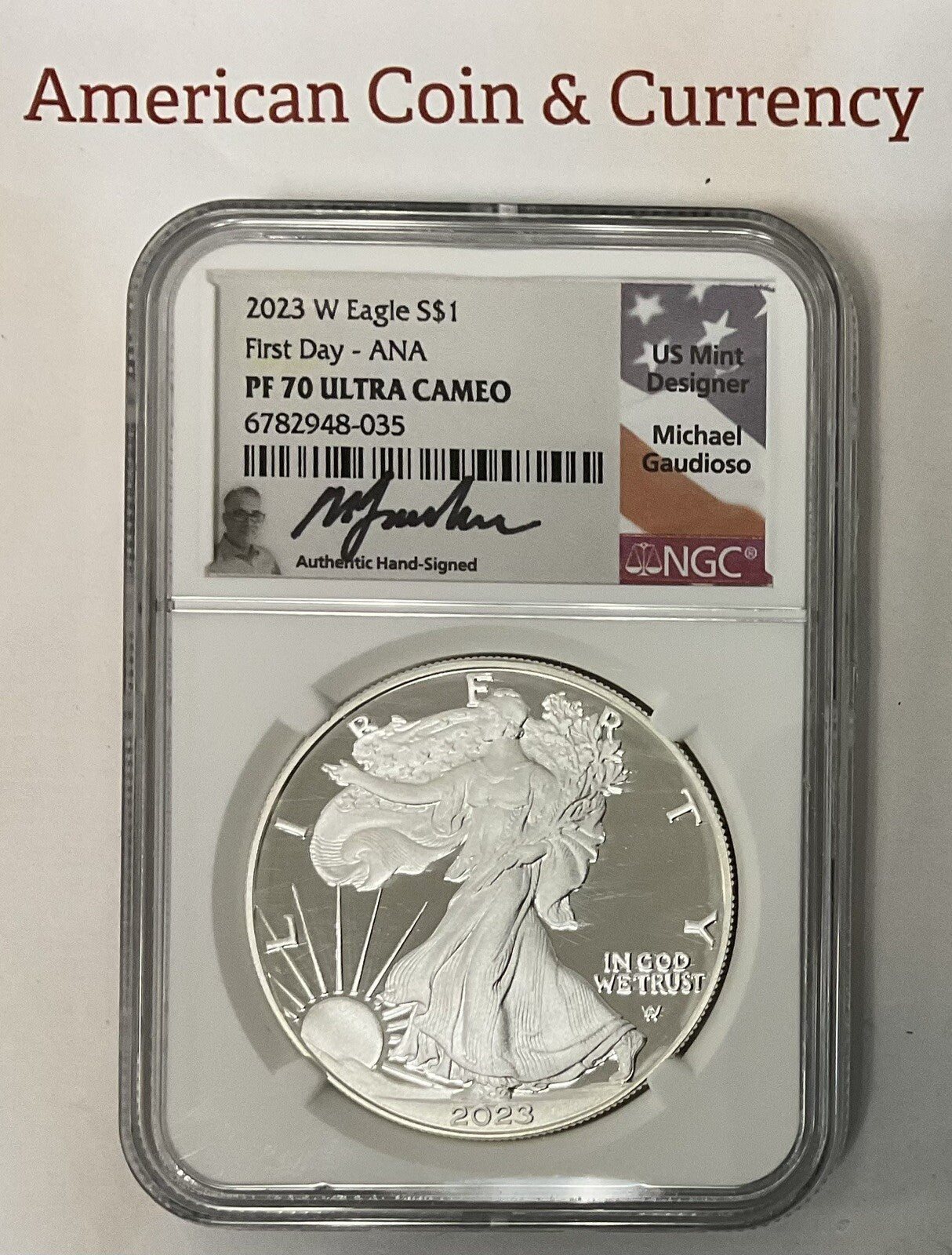 2023-W Silver Eagle Location Set Denver, ANA, DC, Philly NGC PF70 UCAM FDI