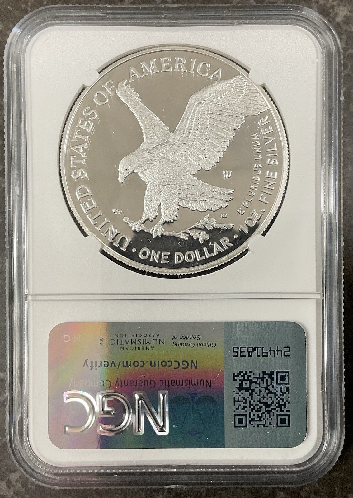 2025-W American Silver Eagle NGC PF70 Ultra Cameo Advanced Release Gaudioso