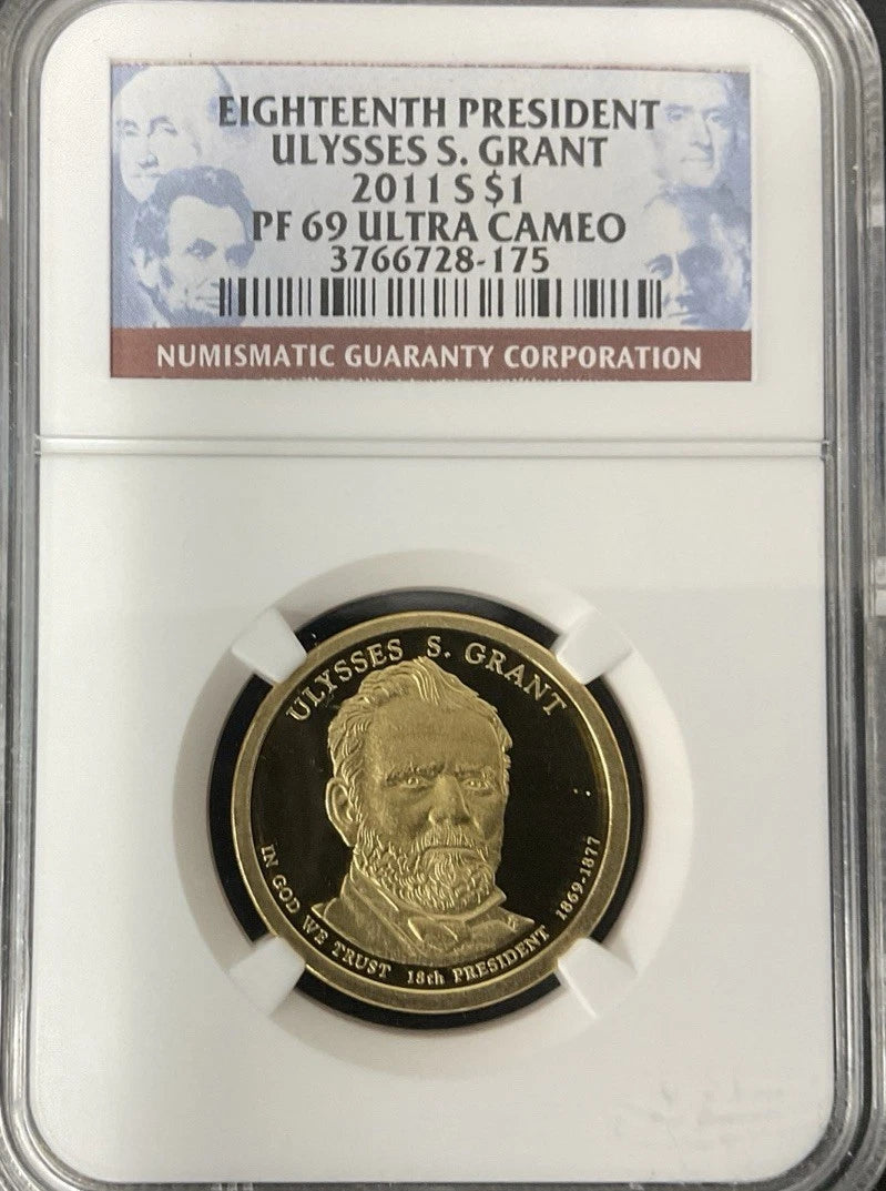 2011 S $1 NGC PF69 Ultra Cameo Ulysses S Grant