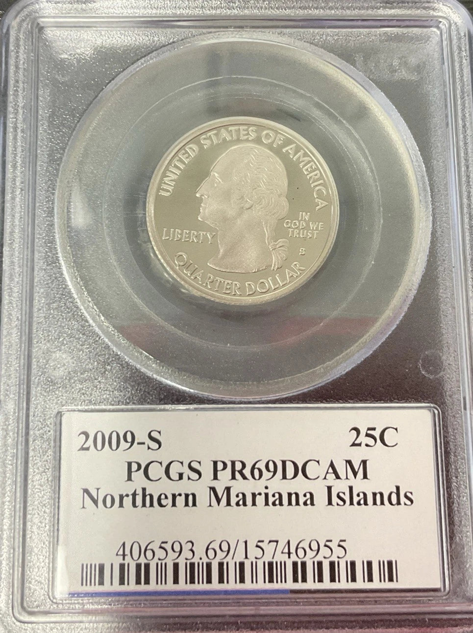 2009-S Quarter PCGS PR69 DCAM Northern Mariana Islands