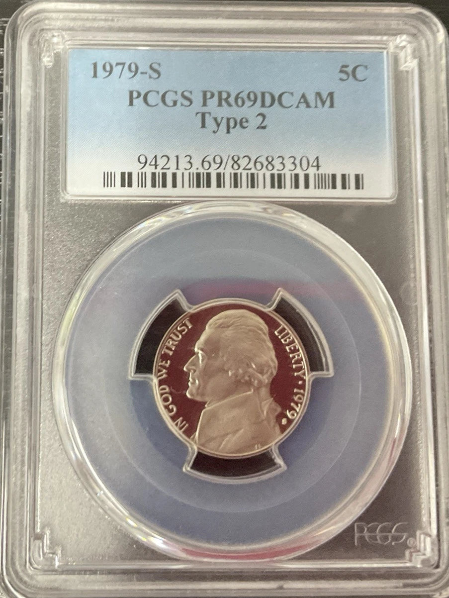 1979-S Nickel PCGS PR69 DCAM Type 2