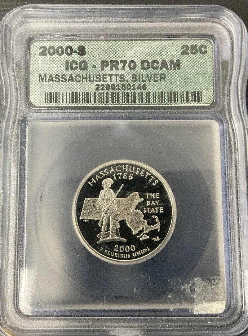 2000-S 25C ICG PR70 DCAM