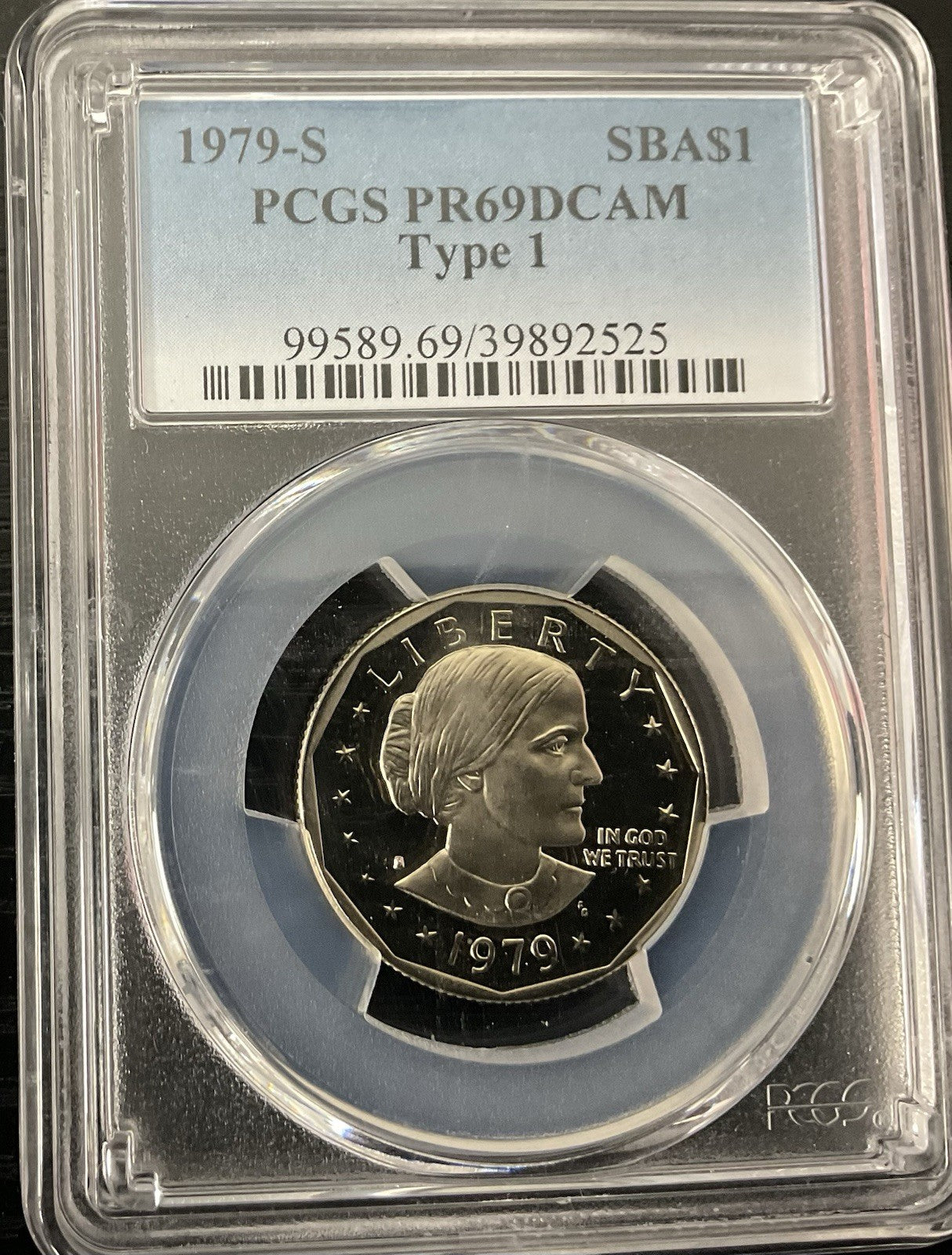 1979-S SBA $1 PCGS 69 DCAM Type 1