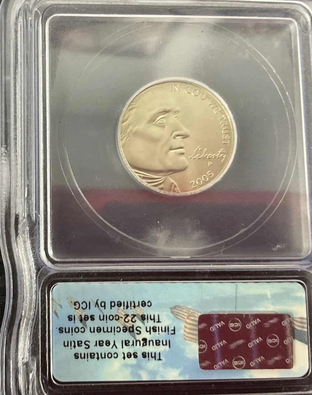2005-P Nickel ICG-SP69