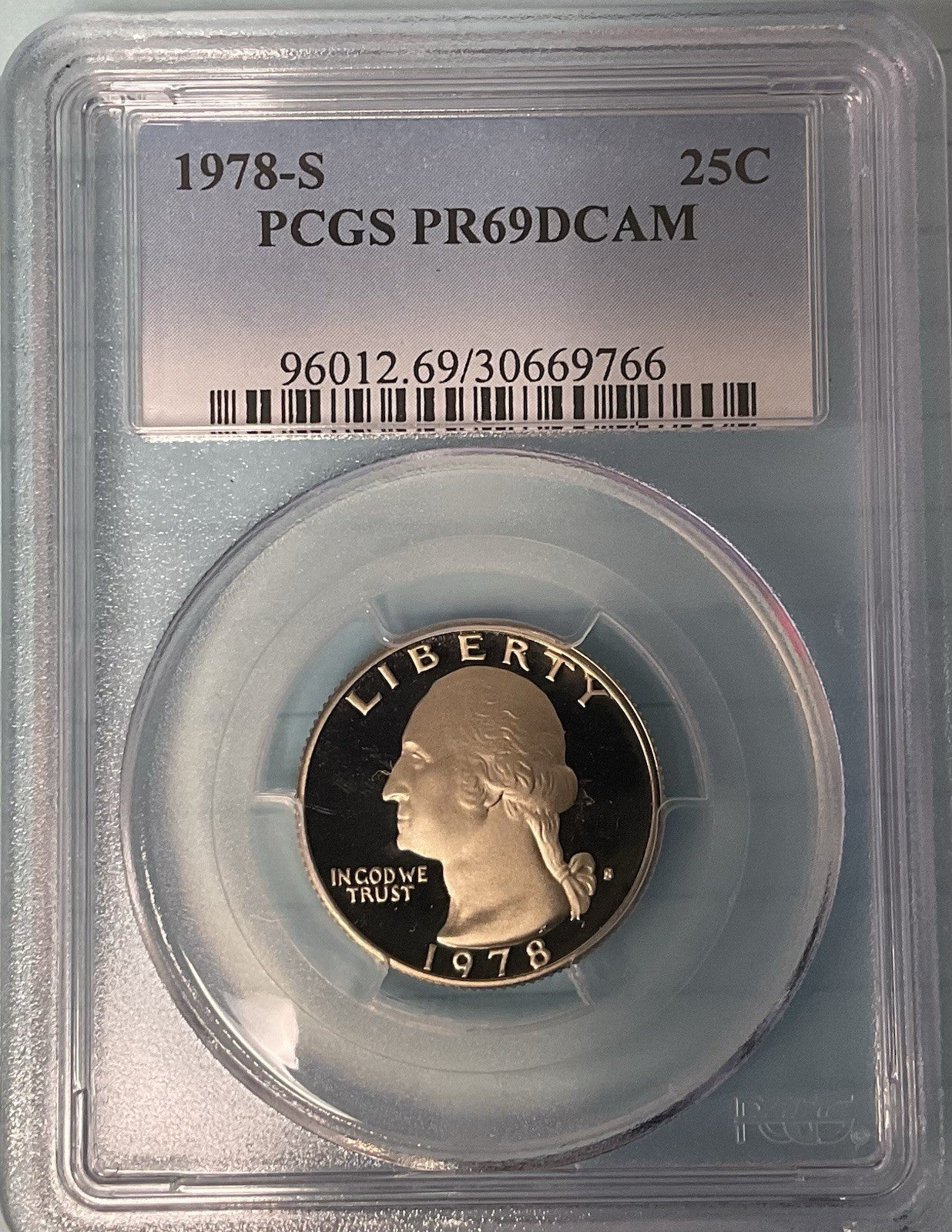 1978-S 25C PCGS 69 DCAM