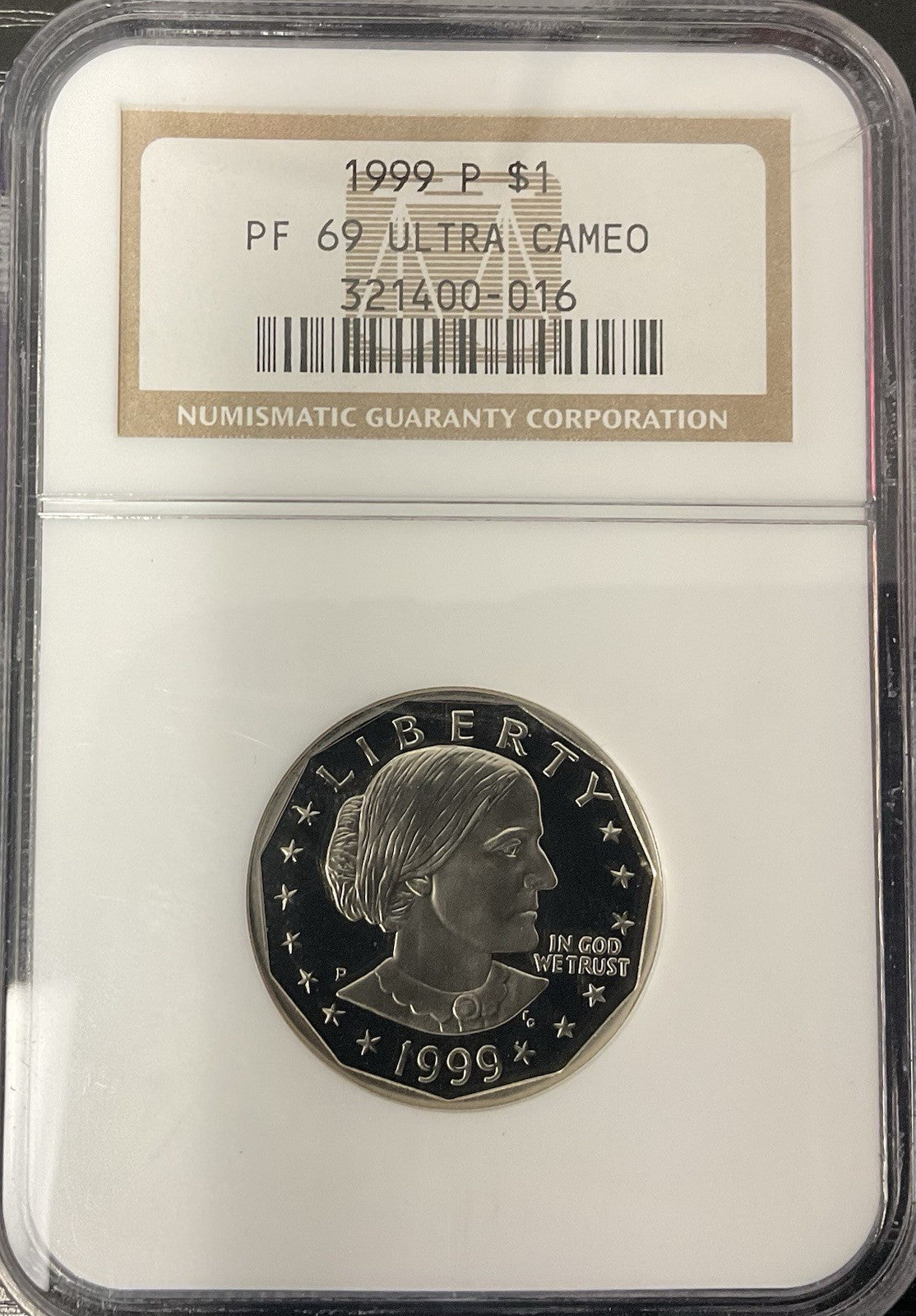 1999 P $1 NGC PF69 Ultra Cameo