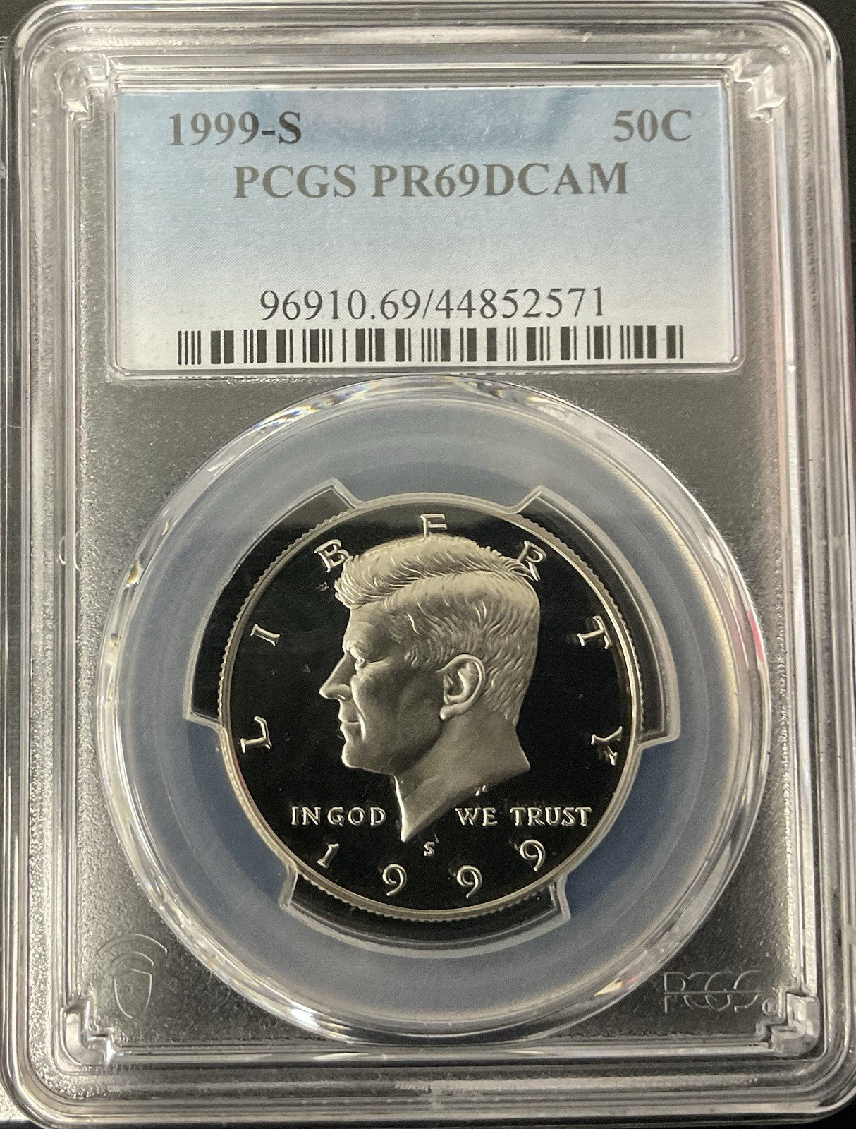 1999-S 50 C PCGS 69 DCAM