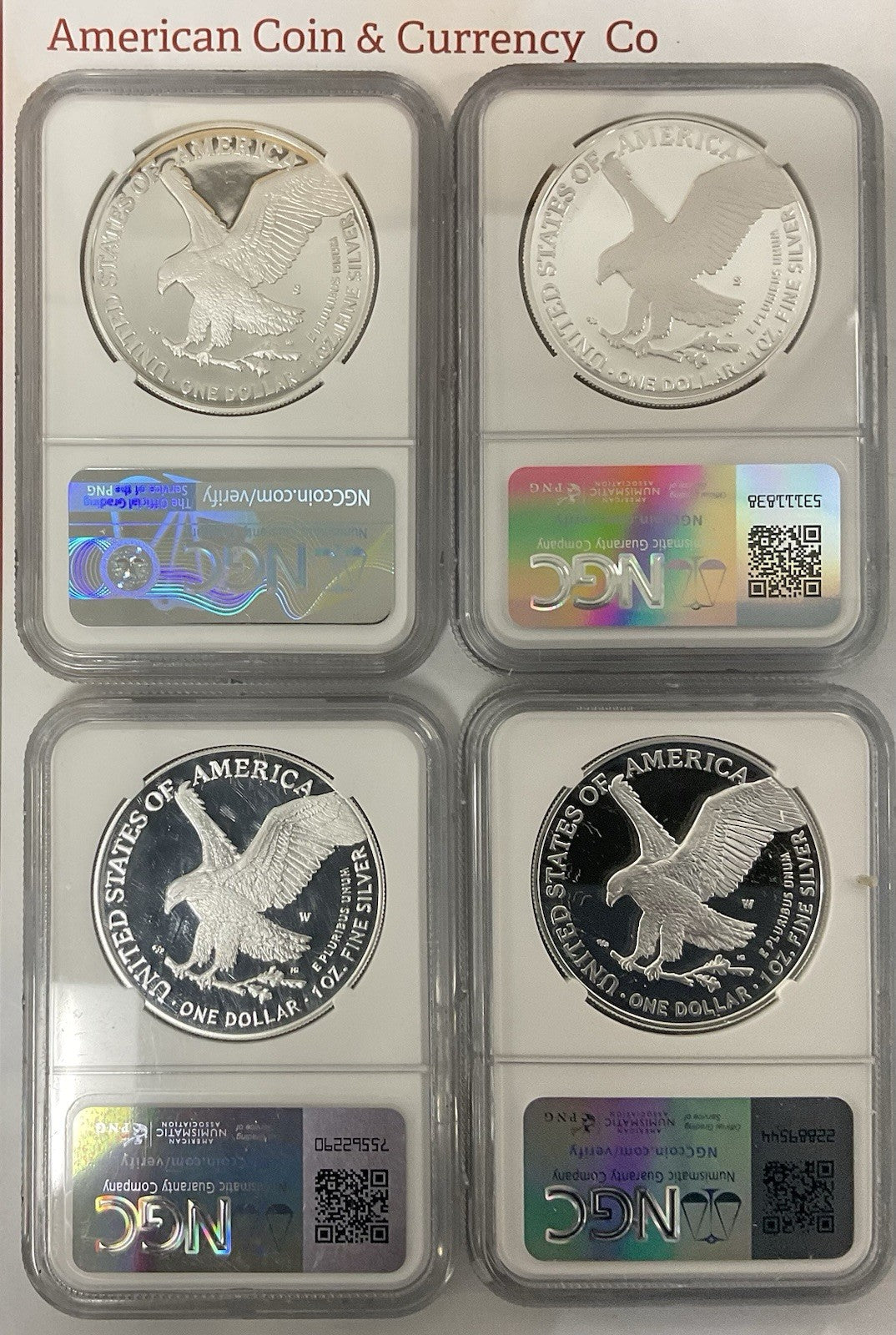 American Eagle 4-Coin Proof Set 2022-2025 NGC PF70UCAM Advanced Release