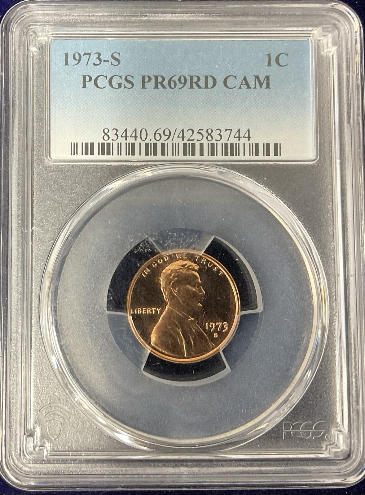 1973-S PCGS69RD CAM