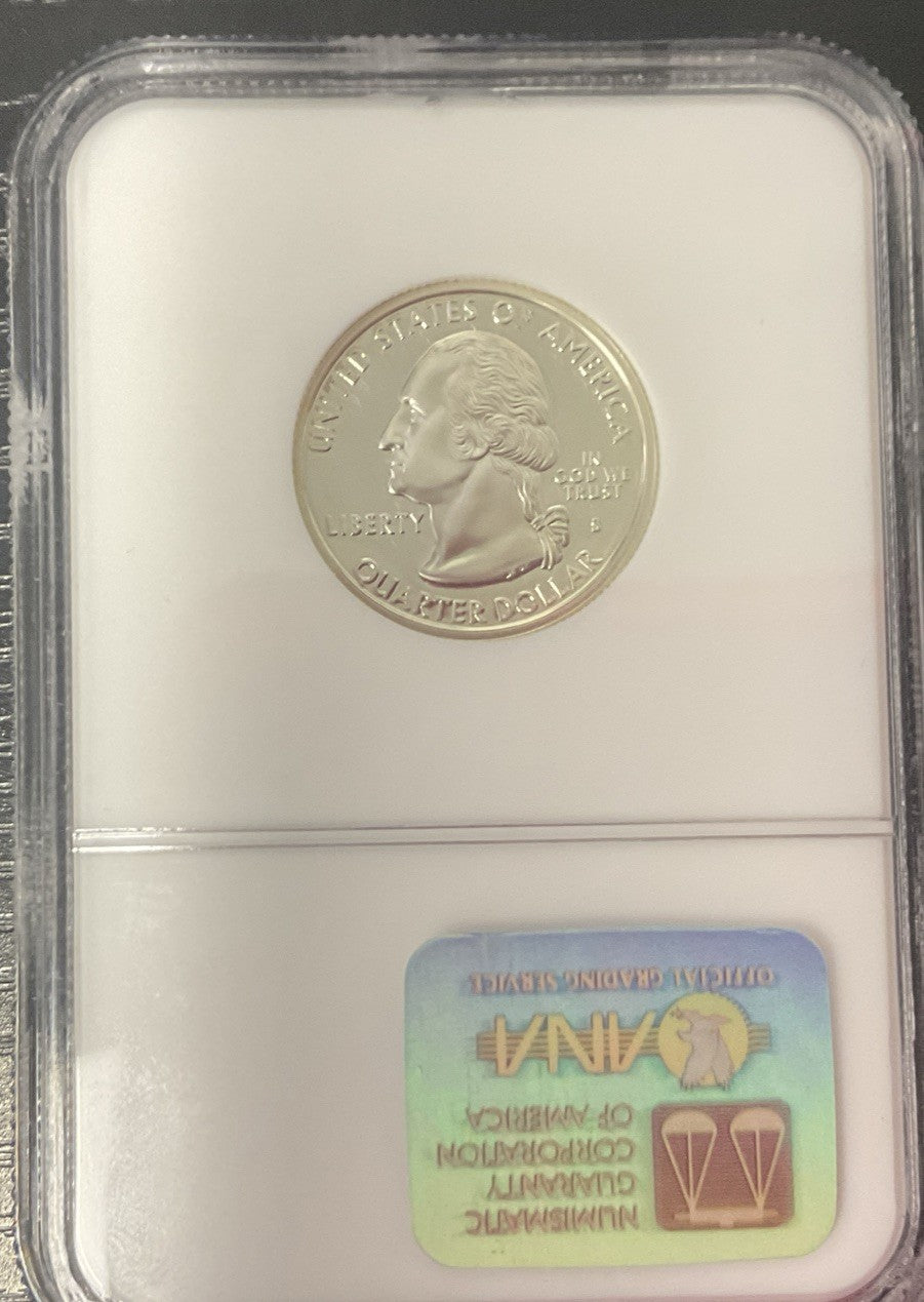 1999 S Silver 25C New Jersey PF 69 Ultra Cameo