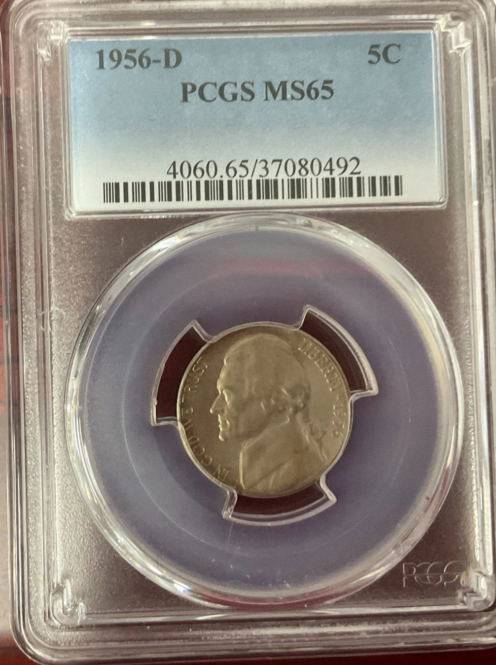 1956-D Nickel PCGS MS65