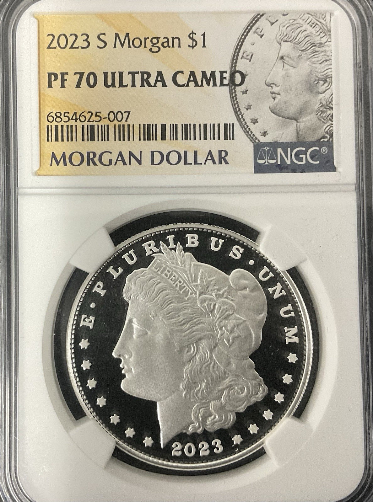 2023-S Morgan Silver Dollar NGC PF70 Ultra Cameo