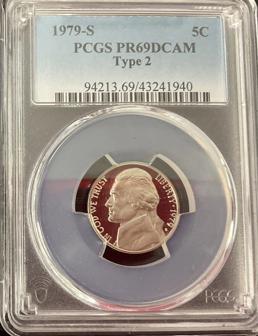 1979-S Nickel PCGS PR69DCAM Type 2